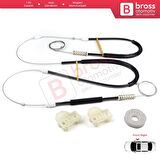 VW Passat B5 3B 3BG Skoda Superb MK1 B5 3U 3B1837462 İçin Ön Sağ Cam Kriko Tamir Seti