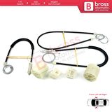 VW Transporter T5 Caravelle Multivan 2003-2015 7H0837753 7H0837754 İçin Ön Kapı Cam Kriko Tamir Seti