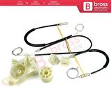 VW Transporter T5 Caravelle Multivan 2003-2015 7H0837754 İçin Ön Sağ Kapı Cam Kriko Tamir Seti