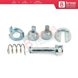 BMW 3 E46 323i 325i 328i 330i M3 1998-2007 51218244050 İçin Ön Sağ veya Sol Kapı Kilit Tamir Takımı