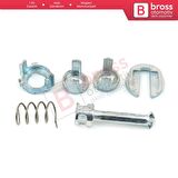 BMW 3 E46 323i 325i 328i 330i M3 1998-2007 51218244050 İçin Ön Sağ veya Sol Kapı Kilit Tamir Takımı