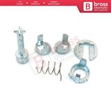 BMW 3 E46 323i 325i 328i 330i M3 1998-2007 51218244050 İçin Ön Sağ veya Sol Kapı Kilit Tamir Takımı