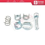 BMW 3 E46 323i 325i 328i 330i M3 1998-2007 51218244050 İçin Ön Sağ veya Sol Kapı Kilit Tamir Takımı