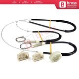 VW Polo MK3 6N1 6N2 Hatchback 1994-2001 4/5 Door 6N4837462 İçin Ön Sağ Kapı Cam Kriko Tamir Seti