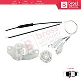 Hyundai Accent MK2 LC 2000-2006 4/5-Kapı 8240325010 İçin Ön Sol Kapı Cam Kriko Tamir Seti