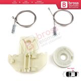 Ford Focus MK1 1998-2005 4/5 Kapı Hatchback Sedan Wagon 1138203 İçin Arka Sağ Cam Kriko Tamir Seti