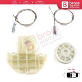 Ford Focus MK1 1998-2005 4/5 Kapı Hatchback Sedan Wagon 1138203 İçin Arka Sağ Cam Kriko Tamir Seti