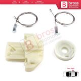 Ford Focus MK1 1998-2005 4/5 Kapı Hatchback Sedan Wagon 1138203 İçin Arka Sağ Cam Kriko Tamir Seti