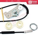 BMW 5 Serisi E39 1996-03/1999 4/5 Kapı Makyajsız Kasa 1358159835 İçin Arka Sol Cam Kriko Tamir Seti