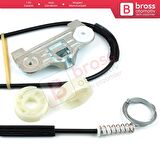 BMW 5 Serisi E39 1996-03/1999 4/5 Kapı Makyajsız Kasa 1358159835 İçin Arka Sol Cam Kriko Tamir Seti