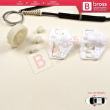 Citroen Berlingo MK1 M MF Peugeot Partner MK1 5 5F 5G 9221G3 9222G3 İçin Ön Cam Kriko Tamir Seti