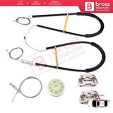 Ford Focus MK1 2000-2007 4/5 Kapı 6S4Z5423200BA İçin Elektrikli Ön Sağ Kapı Cam Kriko Tamir Seti