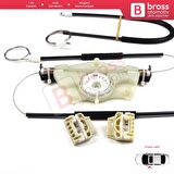 Skoda Fabia MK1 1999-2008 4/5 Kapı Praktik Van 6Y1837461 İçin Elektrikli Ön Sol Cam Kriko Tamir Seti