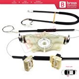 Skoda Fabia MK1 1999-2008 4/5 Kapı Praktik Van 6Y1837461 İçin Elektrikli Ön Sol Cam Kriko Tamir Seti