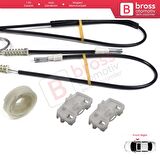 Land Rover Freelander MK1 1997-2006 3/5 Kapı LR006371 İçin Elektrikli Ön Sağ Cam Kriko Tamir Seti