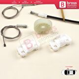 VW Sharan Seat Alhambra MK1 1995-2010 Ford Galaxy MK1 İçin Elektrikli Ön Sağ Kapı Cam Kriko Seti