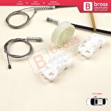 VW Sharan Seat Alhambra MK1 1995-2010 Ford Galaxy MK1 İçin Elektrikli Ön Sağ Kapı Cam Kriko Seti