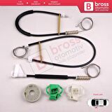 Seat Cordoba MK1 6K1 6K2 Vario 6K5 Inca 6K9 6K4837401P İçin Ön Sol Cam Kriko Tamir Seti