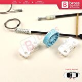 VW Sharan Seat Alhambra 1995-2010 Ford Galaxy MK1 1995-2006 İçin Arka Sol Kapı Cam Kriko Tamir Seti