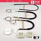 Ford Mondeo MK3 2000-2007 4/5 Kapı 1S71F23201AB İçin Elektrikli Ön Sol Kapı Cam Kriko Tamir Seti