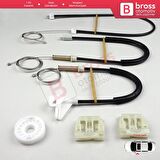 Ford Mondeo MK3 2000-2007 4/5 Kapı 1S71F23201AB İçin Elektrikli Ön Sol Kapı Cam Kriko Tamir Seti