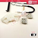 Hyundai Tucson MK3 TL TLE 2015-2023 82471D3011 İçin Elektrikli Ön Sol Kapı Cam Kriko Tamir Seti