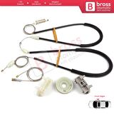 Seat Ibiza Cordoba SX 3-Kapı HB Coupe İçin Elektrikli Sağ veya Sol Kapı Cam Kriko Tamir Seti