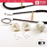 Renault Clio MK3 BR CR KR SR 2005-2014 5-Kapı 8200291147 İçin Elektrikli Ön Sağ Cam Kriko Tamir Seti