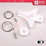 VW Golf MK4 Jetta Bora A4 1J 4/5 Kapı 1J4839462 İçin Sağ Arka Cam Kriko Tamir Seti