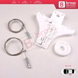 VW Golf MK4 Jetta Bora A4 1J 4/5 Kapı 1J4839462 İçin Sağ Arka Cam Kriko Tamir Seti