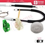 Seat Ibiza MK2 6K1 1993-2002 4/5 Kapı 6K4837401P İçin Ön Sol Cam Kriko Tamir Seti