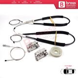 Ford Focus MK1 1998-2005 4/5 Kapı Hatchback Sedan Wagon 1331614 İçin Ön Sol Cam Kriko Tamir Seti