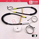 BMW X3 E83 2003-2011 SUV 51333448250 İçin Elektrikli Ön Sağ Cam Kriko Tamir Seti