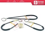 Peugeot 307 3B 2003-2009 Cabriolet Convertible 922497 İçin Elektrikli Arka Sağ Cam Kriko Tamir Seti