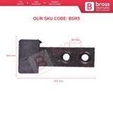 BMW E46 İçin Sunroof Kaydırıcı Kriko Klipsi 54138246027