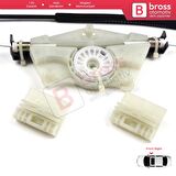 VW Golf MK5 A5 1K 1K1 2003-2009 3 Kapı HB Coupe 1K3837461 İçin Elektrikli Sol Cam Kriko Tamir Seti