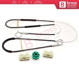 Smart Fortwo MK1 450 1998-2007 Coupe Cabrio Convertible C0002702 İçin Elektrikli Sağ Cam Kriko Seti