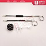 Seat Ibiza MK4 6J8 6P8 6J5 6P1 2008-2017 5-Kapı 6J4837401 İçin Elektrikli Ön Sol Cam Kriko Tamir Set