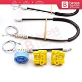 Land Rover Freelander MK1 L314 LN 1997-2006 3/5 Kapı İçin Elektrikli Ön Sağ veya Sol Cam Kriko Seti