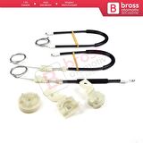 Mercedes Vito Viano Mixto MK2 W639 2003-2010 6397200046 İçin Ön Sol Kapı Cam Kriko Tamir Seti