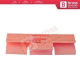 Honda için 10 Adet Ön Cam Yan Kalıp Klipsi Pembe 91525 SM4 003