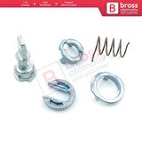 VW Transporter T5 Fox 5Z New Beetle Polo 9N 2/3 Kapı 1C0837167B İçin Kapı Kilit Tamir Takımı 39 mm