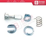 VW Transporter T5 Fox 5Z New Beetle Polo 9N 2/3 Kapı 1C0837167B İçin Kapı Kilit Tamir Takımı 39 mm