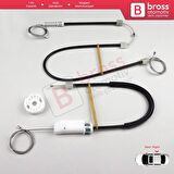 BMW 1 E87 2003-2012 5-Kapı Hatchback 51337138466 İçin Ön Sağ Cam Kriko Tamir Seti