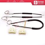 Mini Cooper MK1 R50 R52 R53 2001-2008 2/3 Kapı HB Convertible 51337039451 İçin Sol Cam Kriko Seti