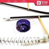 Audi TT MK2 8J3 8J9 2006-2014 2-Kapı Coupe Convertible 8J0837461 İçin Sol Kapı Cam Kriko Tamir Seti