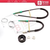 Volvo C70 MK1 872 1996-2002 2-Kapı Coupe 9467885 İçin Sağ Cam Kriko Tamir Seti