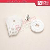 Fiat Doblo 1 119 223 için Ön Sol Cam Kriko Köşe Makara Klipsi 51718404