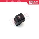 VW Polo 6N2 Lupo 6X1 6E1 Seat Cordoba 6K2 Ibiza 3 6K1 Arosa 6X0959855B İçin Tekli Cam Açma Düğmesi