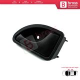 Renault Kangoo MK1 Twingo I Nissan Kubistar X76 8200259376 İçin Sağ İç Kapı Açma Kolu Siyah